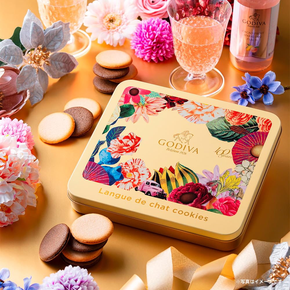 Amazon.co.jp: ゴディバ （GODIVA） 100周年 ラングドシャクッキー