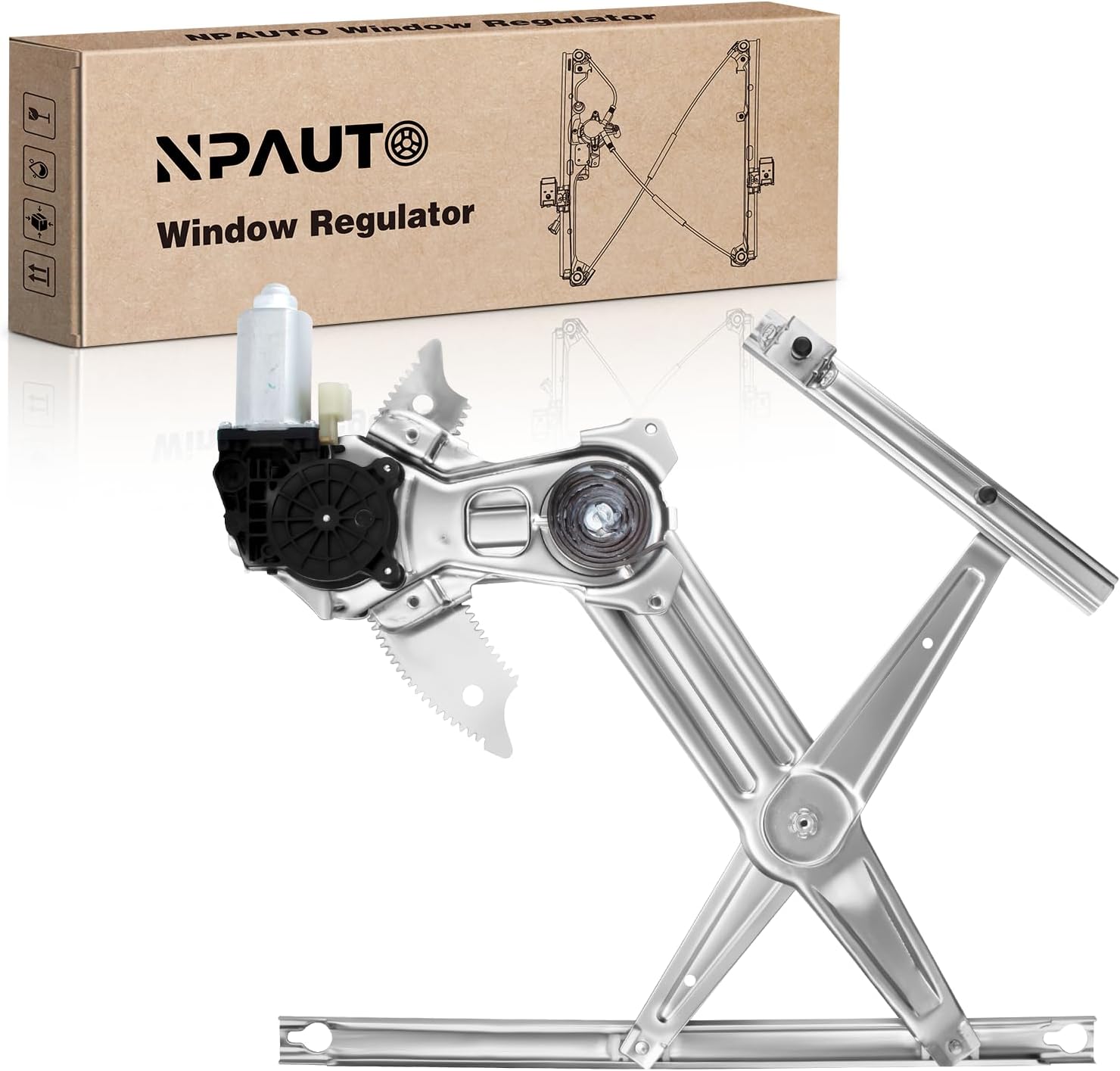 Front Passenger Power Window Regulator with Motor fit for Dodge Ram (02-08)