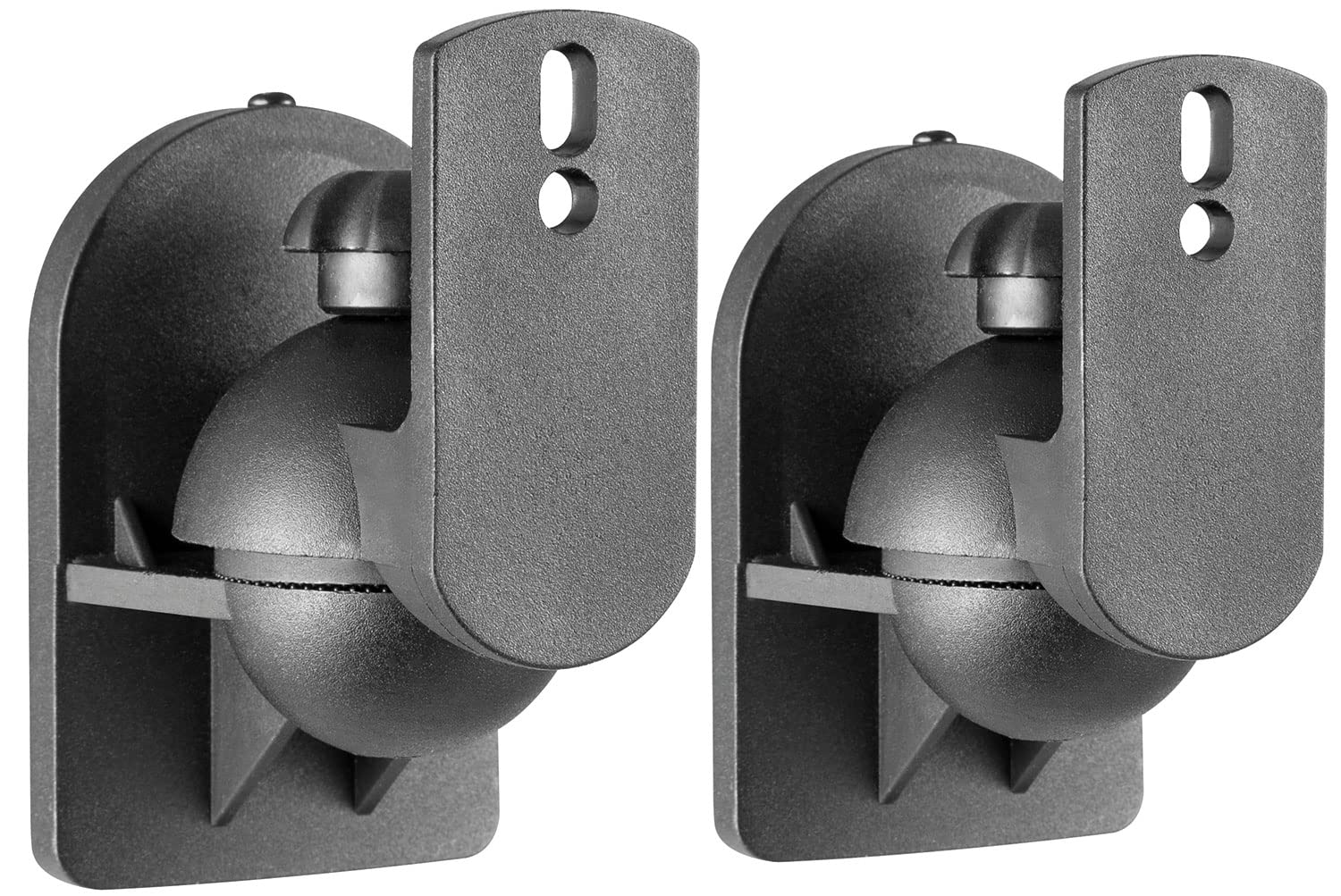 PAIR Speaker Wall Brackets Universal HiFi Satellite Speaker Swivel & Tilt Mount
