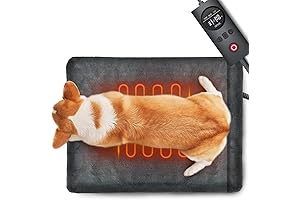 uncn Dog Cat Heating Pad Pressure Activated Pet Heat Pack Automatic Electric...