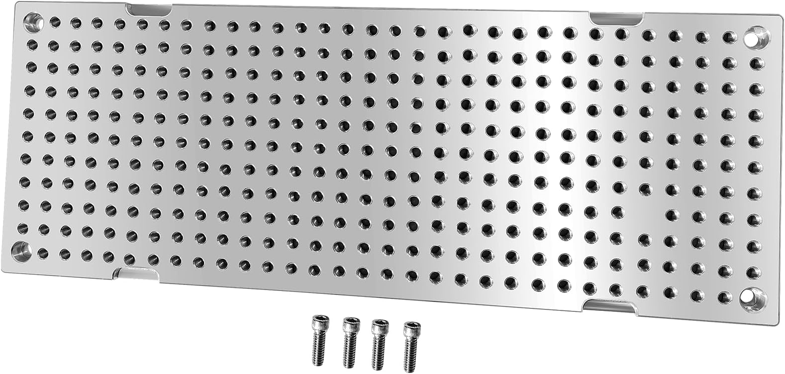 6" x 16" x 1/2" MIC7 Aluminum Fixture/Sacrificial Plate, Mini Pallet