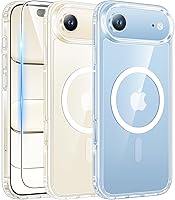 Vista 276 de FNTCASE Funda para iPhone 15 Plus: Fundas magnéticas transparentes para teléfono con protector de pantalla compatible con Magsafe Slim Anti