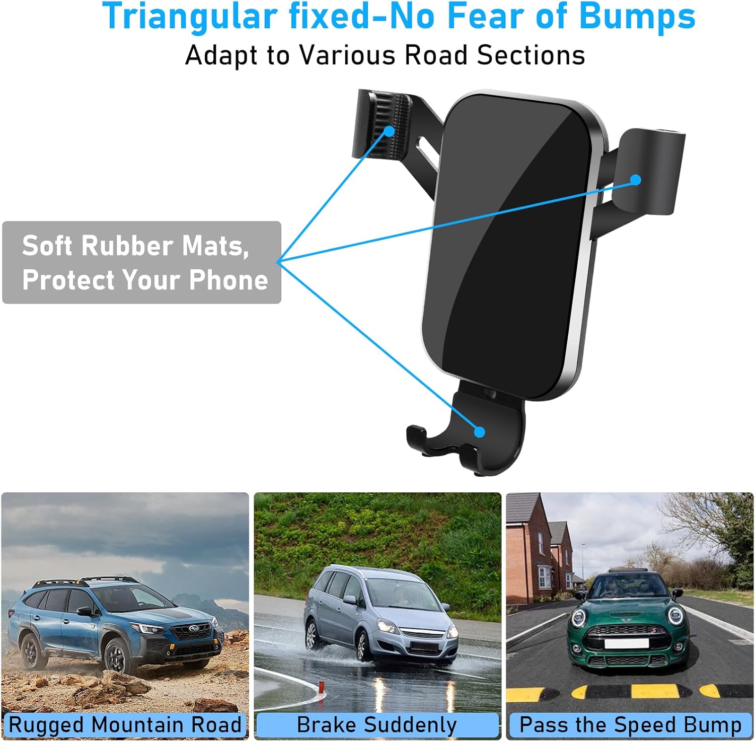 Compatible with Honda Accord Phone Mount 2018 2019 2020 2021 2022,10th Gen Accord Phone Holder for 8 inch Navigation Screen,Accord Cell Phone Holder 360 Degree Rotation Mounted Anti-Shake,black