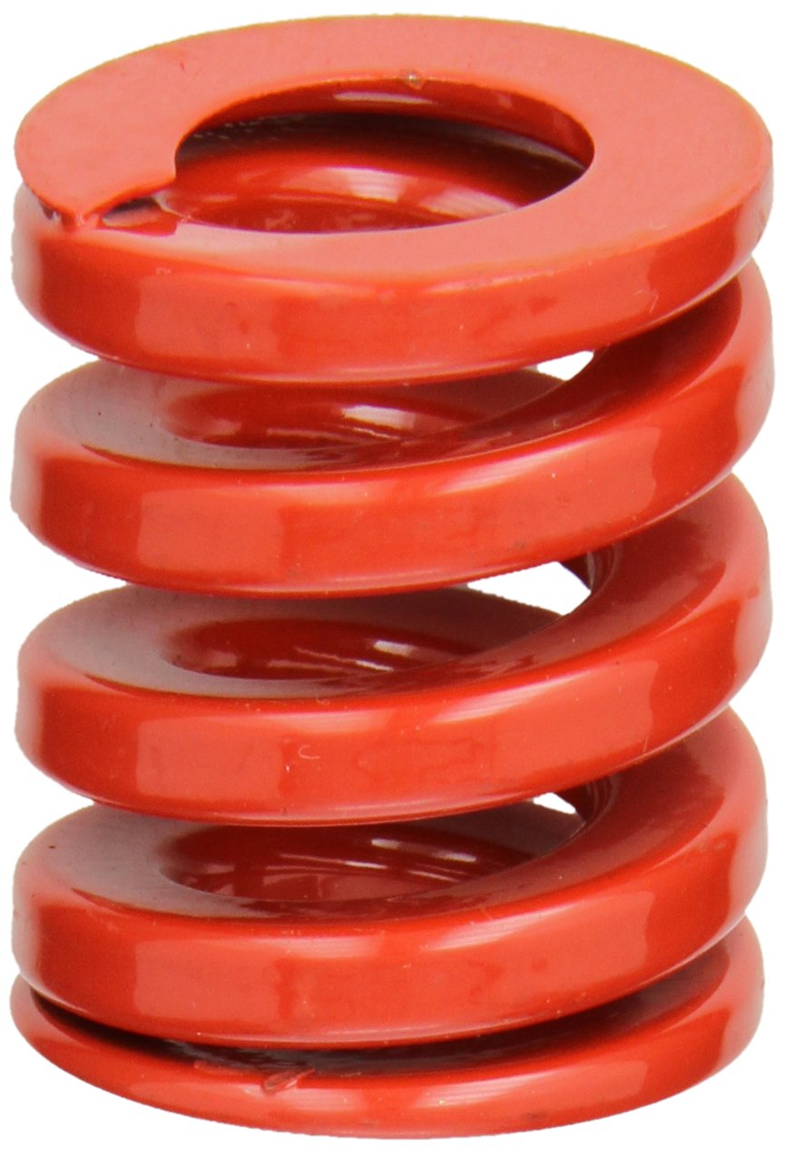 Die Spring, Heavy Duty, Closed & Ground Ends, Red, 32mm Hole Diameter