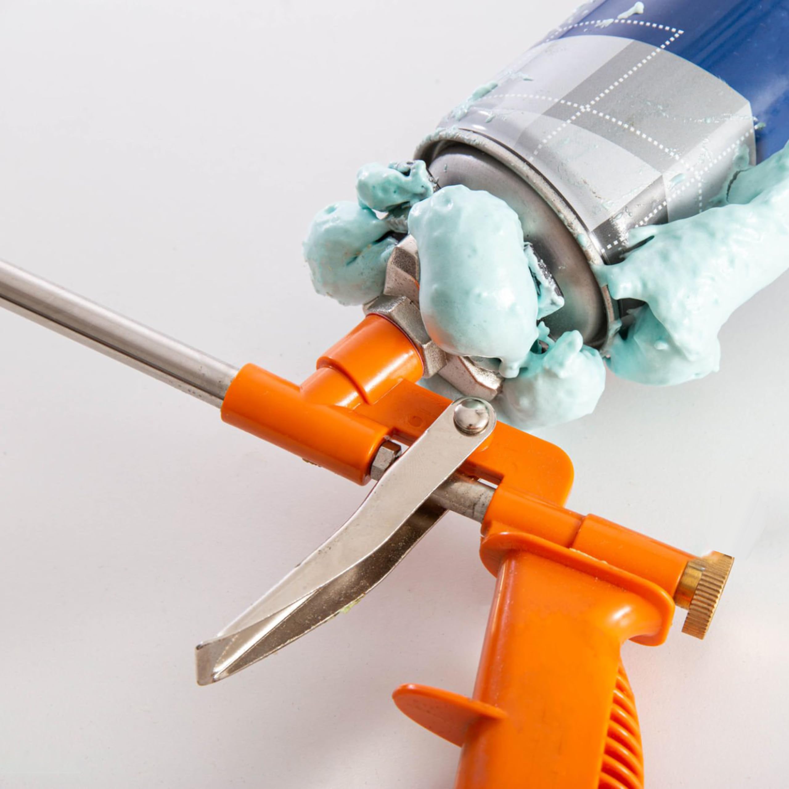 Retoo Pistola a schiuma in plastica per 1 componente, bombolette di schiuma, pistola in poliuretano per una lavorazione efficace della schiuma di pistola, per riempimento, isolamento e isolamento