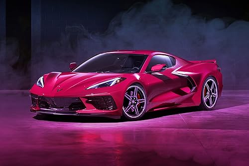 Wall Art Impressions  Póster de 24 x 36 pulgadas para Chevrolet Corvette Stingray Stunner 2020
