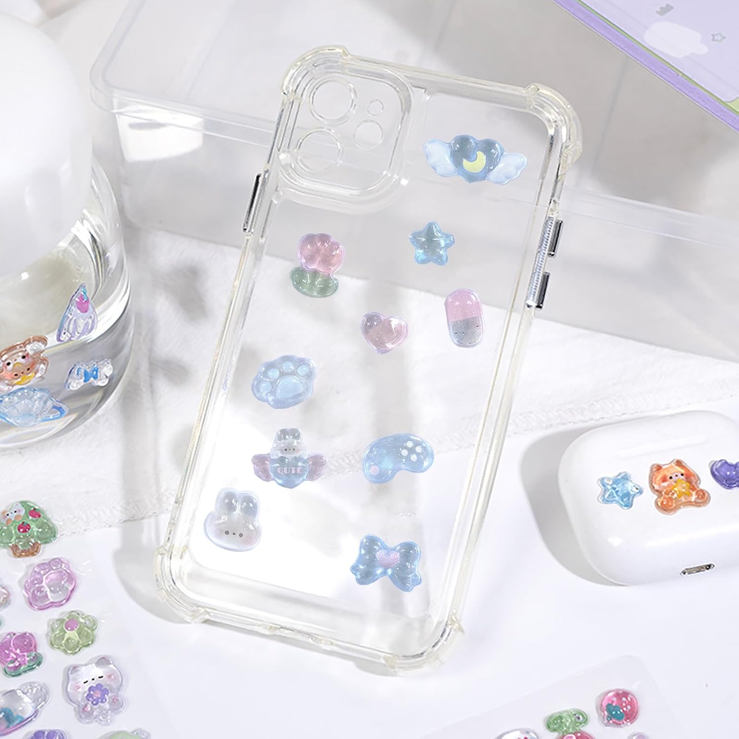 Cartoon 3D Animal Stickers for Scrapbooks, Planners, Journals - Waterproof Vinyl Decals for Laptops, Phone Cases, Water Bottles, Pen Cases - Cute Decorative Stickers (50 Pieces)