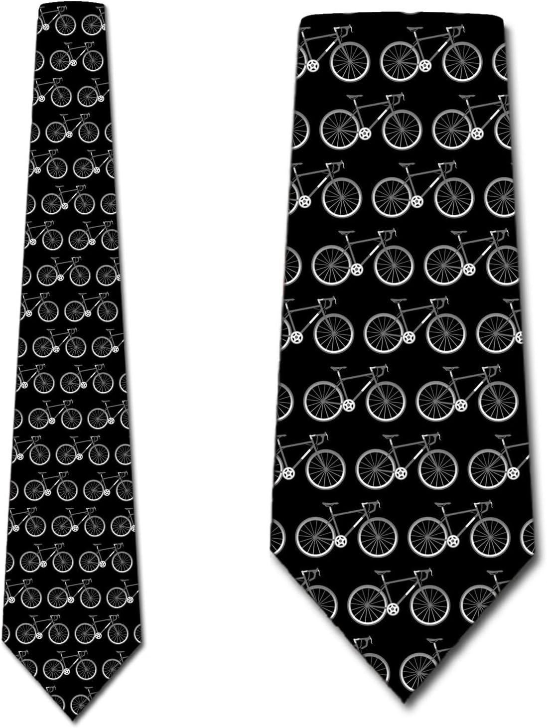 Three Rooker Cycling Ties Mens Bicycle Necktie Sports Tie for Men Bike Tie