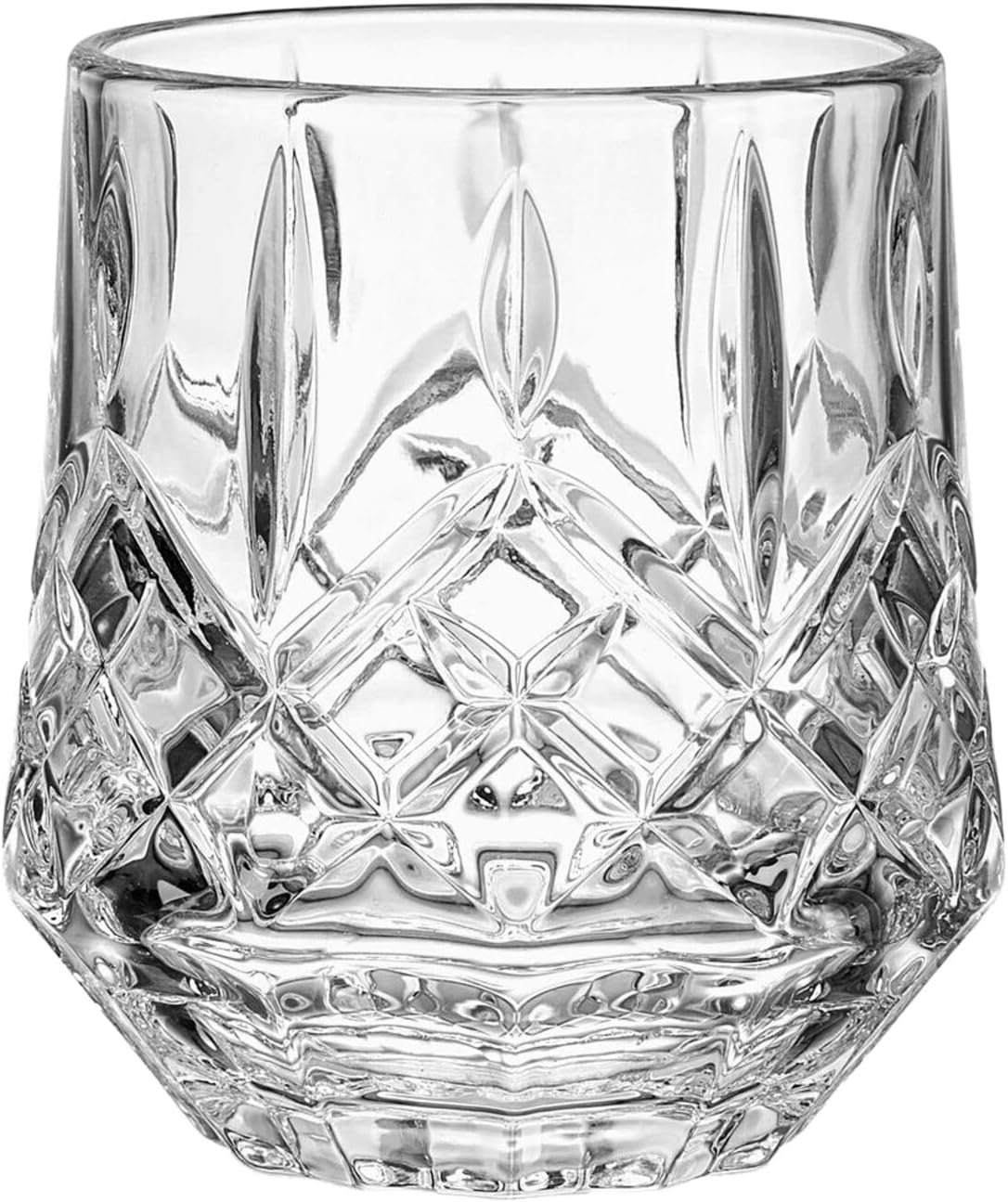 Mikasa Wesley Double Old Fashioned Whiskey Glasses, Set Of 4, 11 Ounce