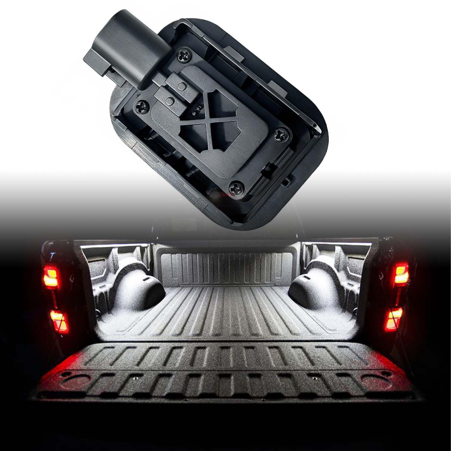 Rear Cargo Bed Lamp Light Switch Compatible with Ford F150 2015-2023 Super Duty F250 F350 2017-2023 F450 F550 2017-2022 Replaces for FL3Z-9C888-B SW7733