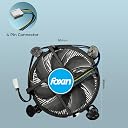 Foxin FCF 001 CPU Cooling Fan | CPU Cooler 90mm | Hydramatic Bearing | 2500 RPM & Airflow 45 CFM | 4-Pin PWM Connector | Compatible with Intel LGA1700/115X/1200 & AMD AM2/AM3/AM4/AM5 gallery image