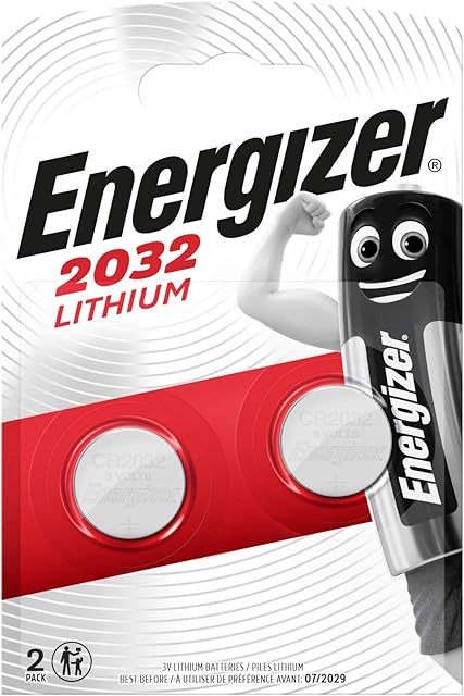 Energizer 2032 Baterie Alkaliczne, 2 Sztuki