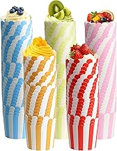Furuising Pack of 160 Muffin Cases Paper, Cupcake Cases Colourful, Mini Muffins Paper Cases Sturdy for Baking Cakes, Muffins, Breads for Birthdays, Weddings, Parties (Pink, Blue, Green, Red, Yellow)
