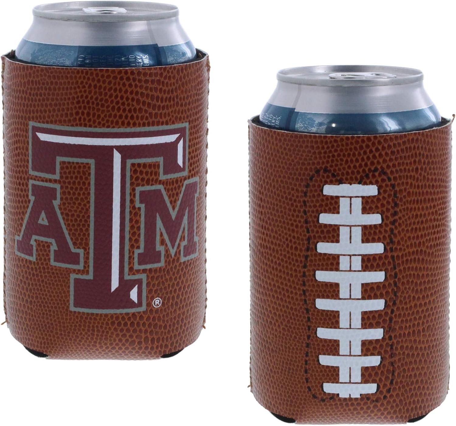 College Football Team Logo Pigskin Can Cooler Insulator Sleeve Holder Huggie 2-Pack (Iowa State Cyclones) : Sports & Outdoors