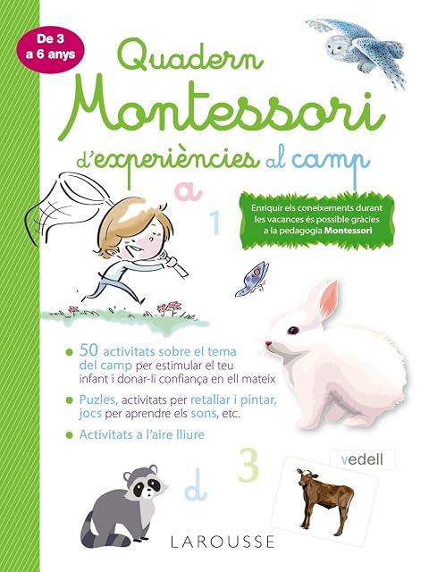 Portada de Quadern Montessori d'experiències al camp