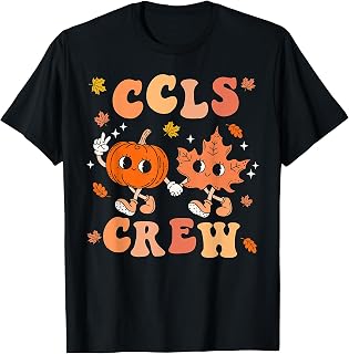 Fall CCLS Crew Child Life Specialist Pumpkin Thanksgiving T-Shirt