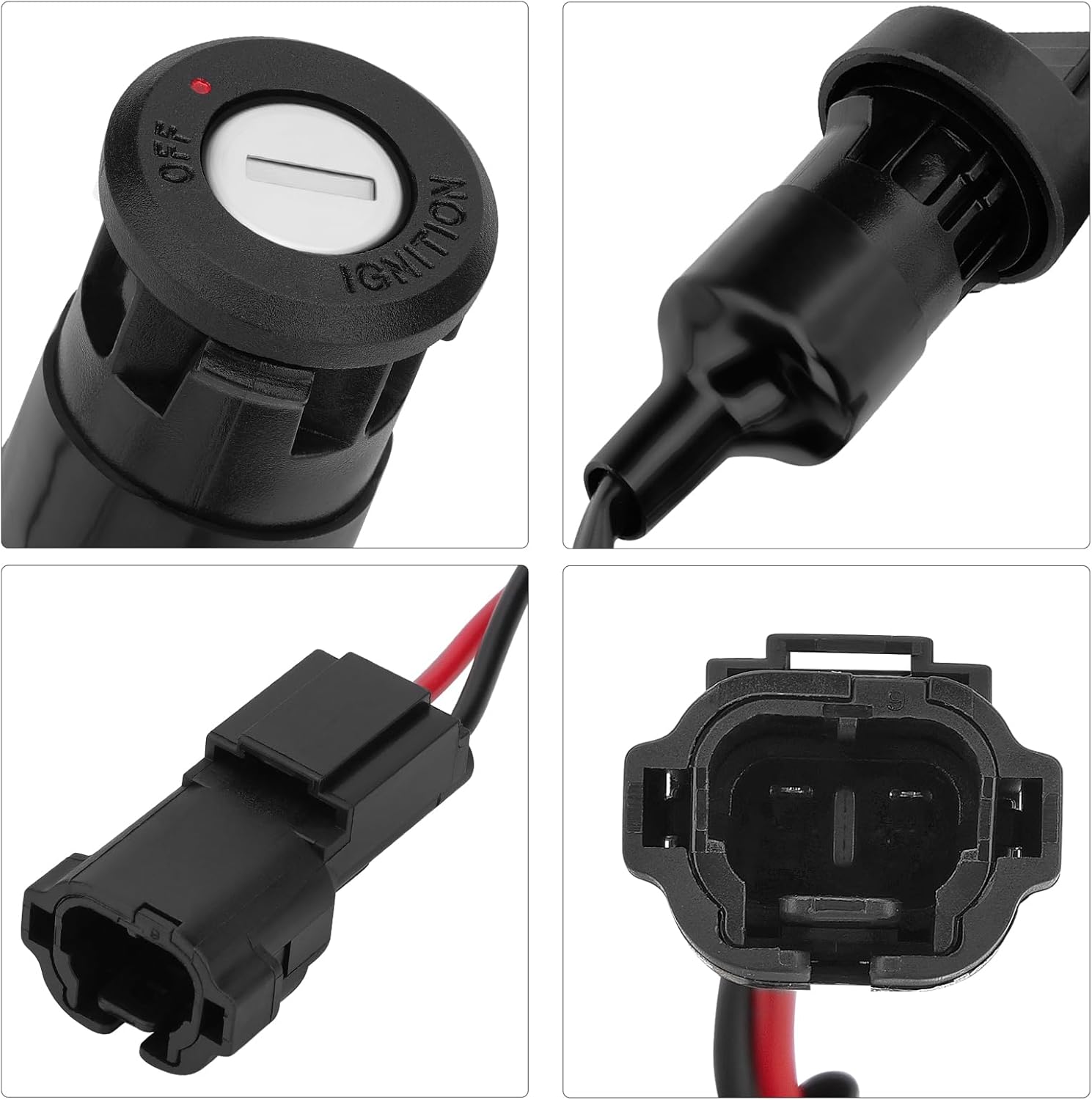 M MATI Ignition Key Switch for Honda TRX90X TRX90EX TRX90 2006-2023 35100-HP2-670