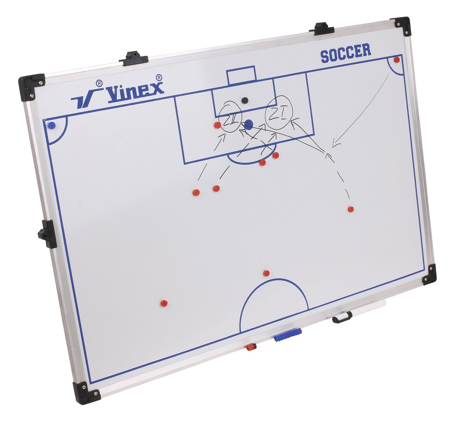 Lavagna tattica magnetica per calcio - 90 x 60 cm