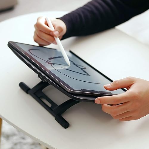 Miniatura 7 de Parblo PR 100 - Soporte universal para tableta con guante de dibujo PR01, ajustable de 10 a 16 pulgadas para tabletas de dibujo, monitores