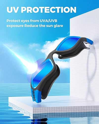 Miniatura 3 de OMID Gafas de natación, P2 Lite cómodas gafas de natación antivaho para hombres y mujeres