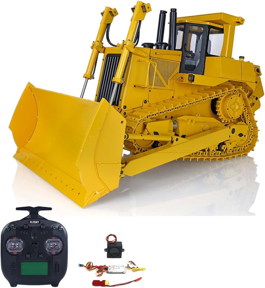 Amazon.com: TOUCAN RC HOBBY Metal 1/14 RC Hydraulic Bulldozer DXR2