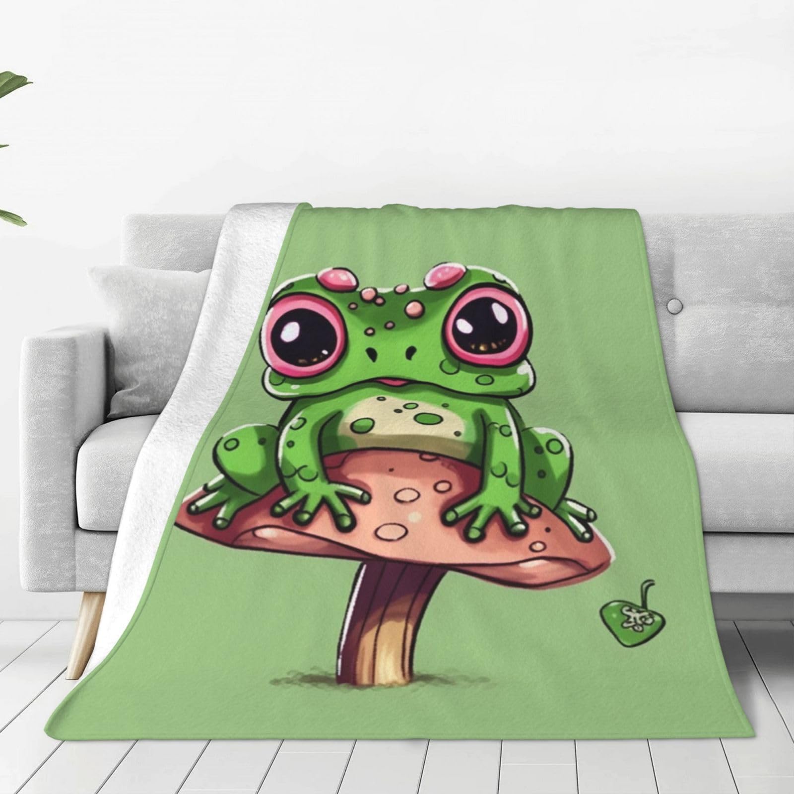 Couverture grenouille polaire pour ne plus avoir froid au bureau et sur le canapé