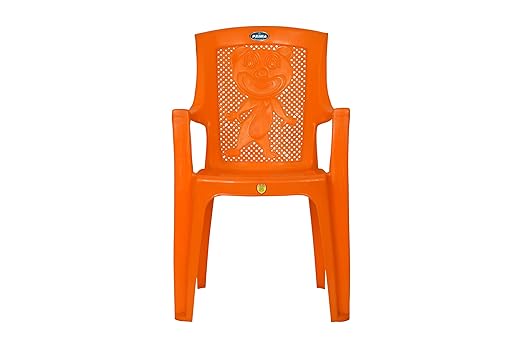 Prima Baby Plastic Chair 114 Strong Durable and Comfortable with Backrest for | Kids | Study | Play | for Home/School/Dining for 2 to 6 Years Age