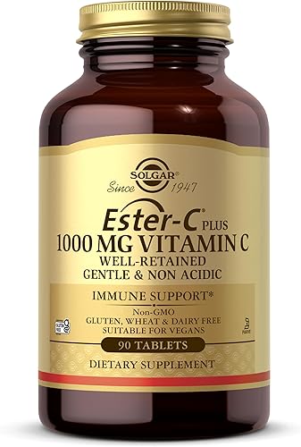 Solgar Ester-C Plus vitamina C complejo de ascorbato Ester-C tabletas de 1000 mg  E1052 1 1