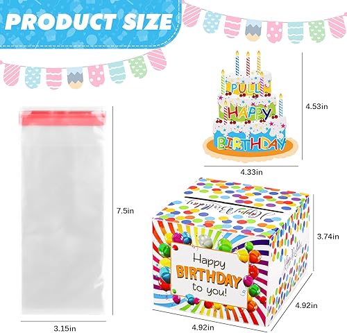 Miniatura 2 de BLOCE Caja de dinero de cumpleaños para regalo en efectivo, cajas de regalo de cumpleaños para dinero en efectivo, caja de dinero de cumpleaños con