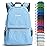 G4Free 20L Lightweight Packable Backpack Travel Hiking Daypack Foldable Backpack for Men Women(Light Blue)