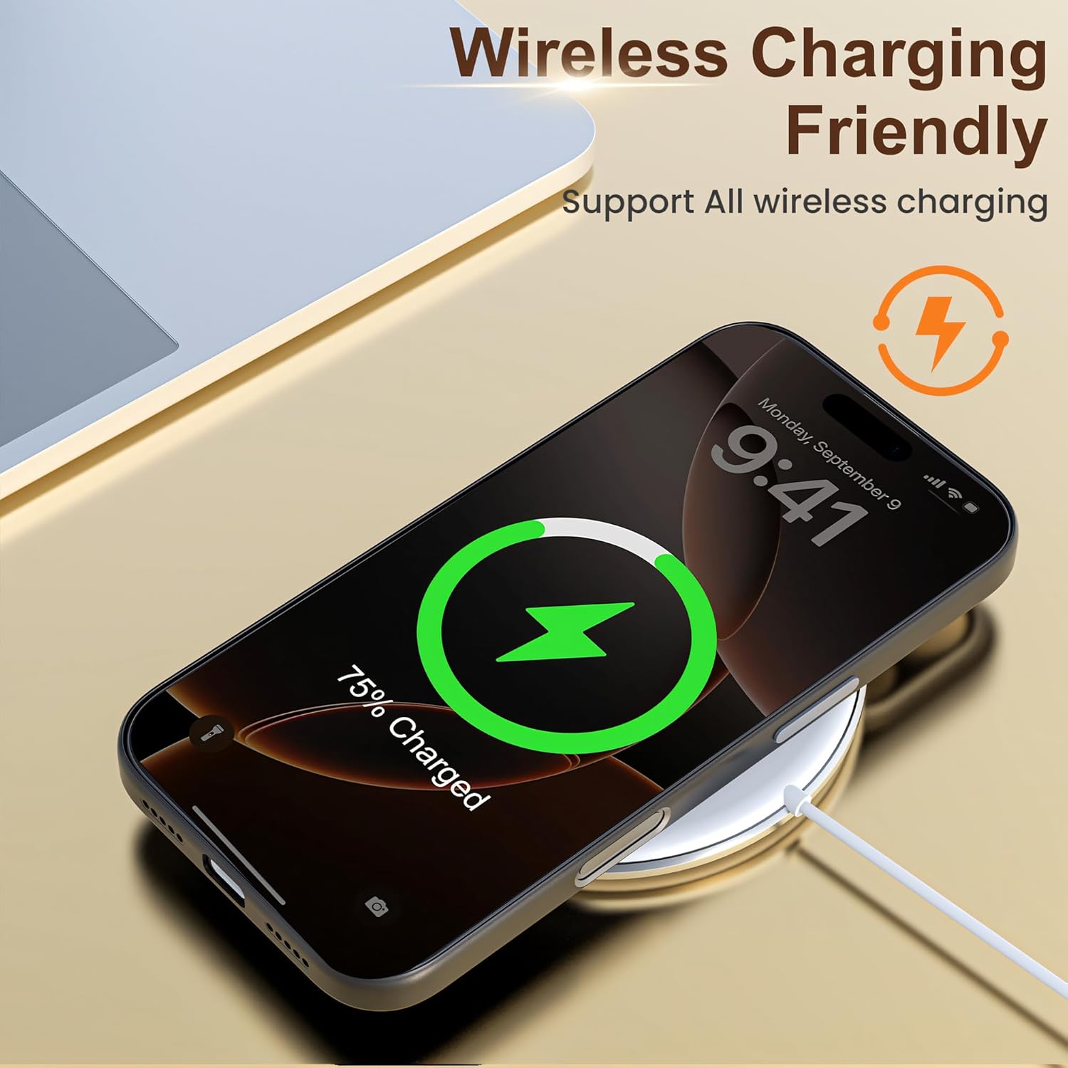 1500D Aramid Case for iPhone 17 with Carbon Fiber Texture, (Mag-Safe) Compatible, Full Body Protective Phone Skin Cover Skin, Smooth Touch Sturdy Durable Slim Professional Style Black - Image 5