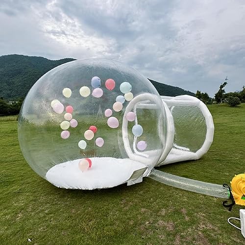 Miniatura 4 de Casa inflable de burbujas transparente para exteriores, fiesta de niños, casa de burbujas, cúpula de cristal con soplador y bomba de aire para