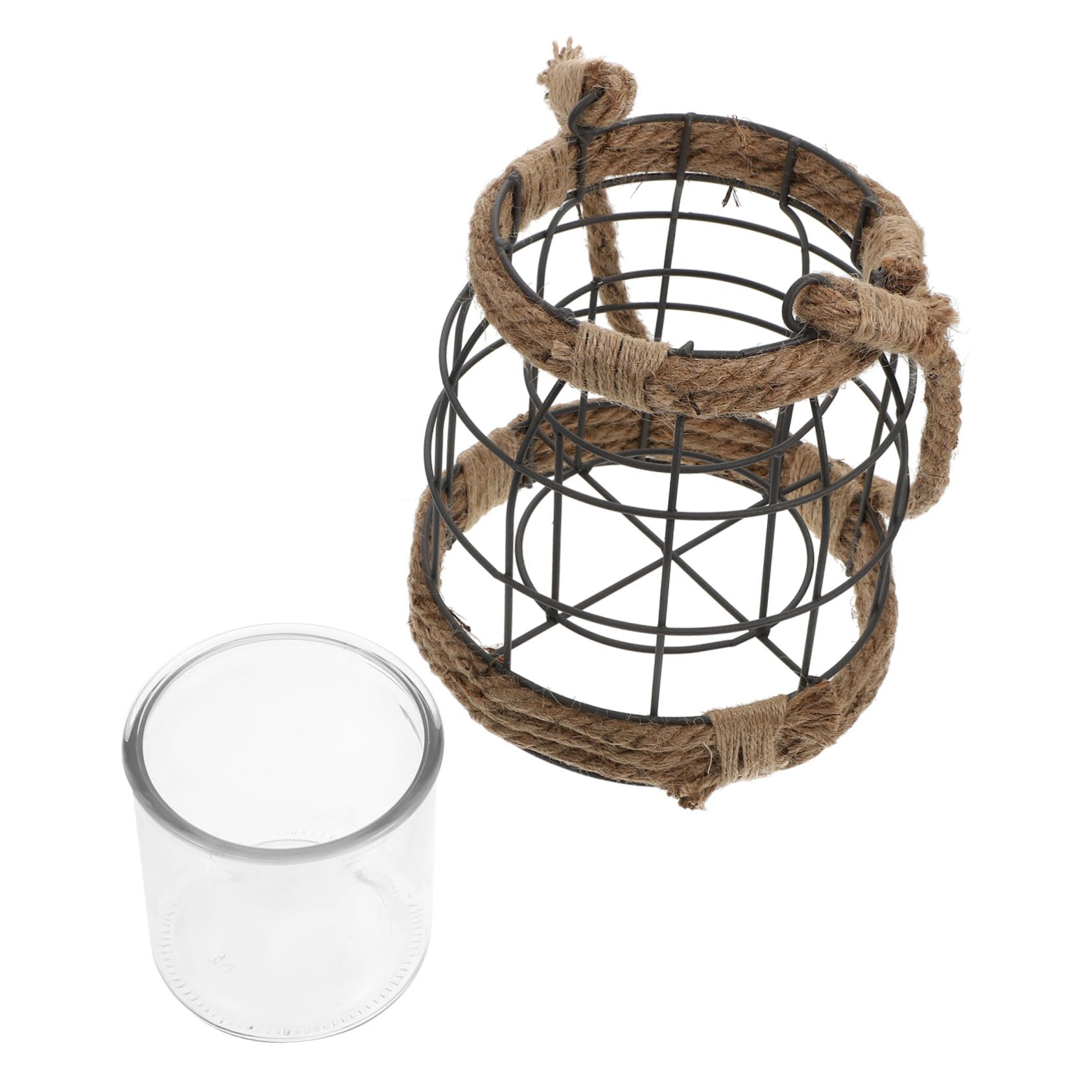 1pc Candlestick Candleholder Scene Adornment Indoor Candleholder Iron Craft Candleholder Pendant Unique Candleholder Candle Base Hanging Decor Exquisite Candle Stand Candle Holder