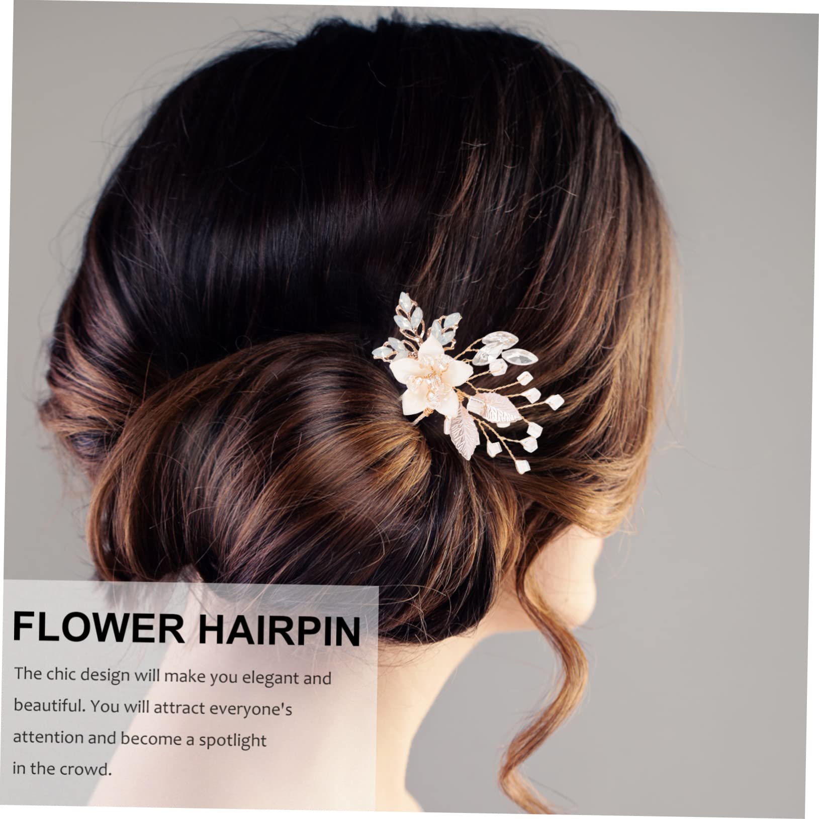 DOITOOL 5paare Rhinestone Flower Haarspangen Für Hochzeiten Elegante Braut Haarschmuck Mit Funkelnden Wasserdiamanten Für Einen Unvergesslichen Auftritt Bei Feierlichkeiten Und Festen