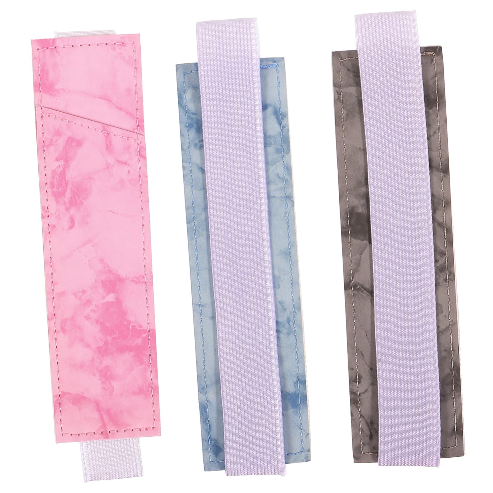 DOITOOL 3 Set Portapenne Elastico Pu Da Custodia Per Penne Per Quaderni E Taccuini Design E Facile Colore Casuale 3 Pezzi*3