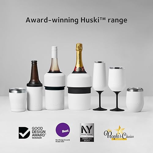 Miniatura 7 de Huski Vaso de vino 2.0  NUEVO  Diseño galardonado con tallo desmontable  Copa de vino de acero inoxidable de alta calidad con tapa, vaso con triple