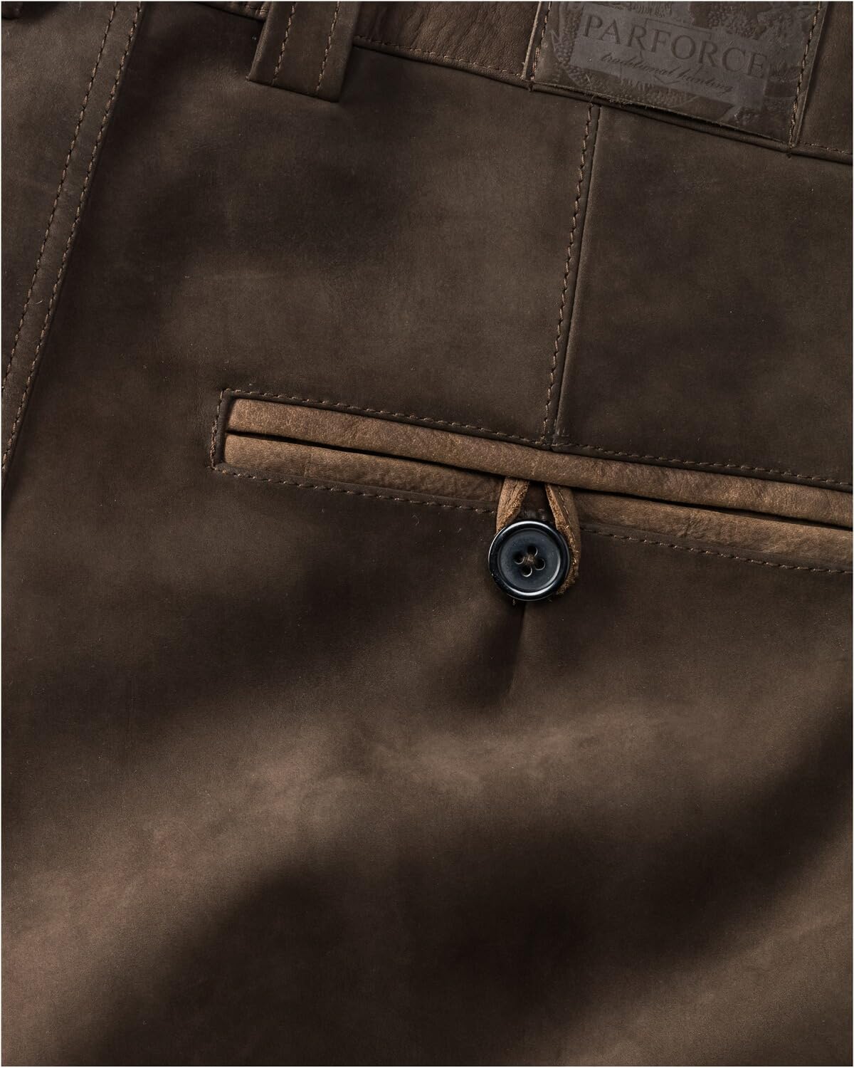 Parforce Lederhose Prestige Full-Bull Braun/Dunkelbraun, 54