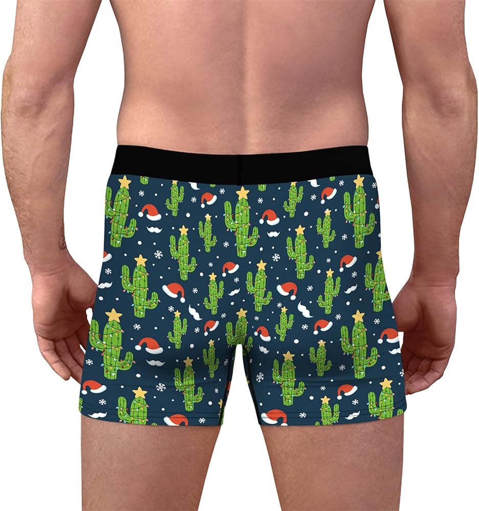 EVIUS American Dog Head - Boxer Da Uomo Con Testa Di Cane, Divertente