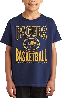 Junk Food NBA Team Basketball - Officially Licensed Kids Short Sleeve Fan T-Shirt for Boys & Girls