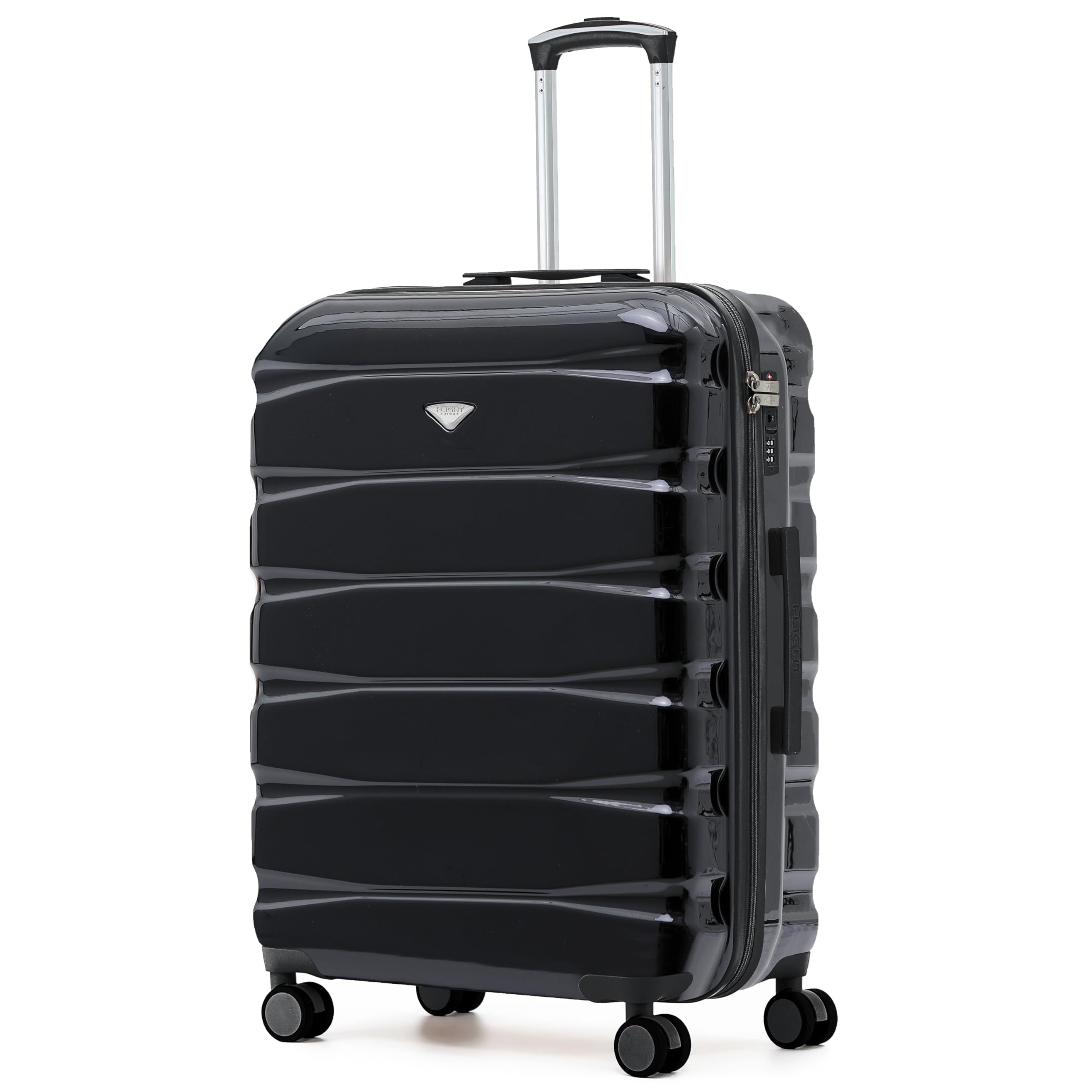 Flight Knight Underseat Cabin Suitcase 45x36x20cm | Free Hand Luggage for EasyJet & Wizz Air | Lightweight ABS Hard Shell with 8 Silent-Glide Spinner Wheels | Max Space Travel Bag — view 79