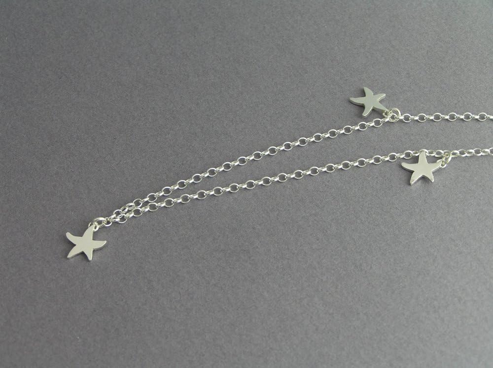 Sterling Silver Starfish Ankle Bracelet