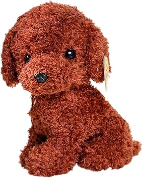 DOG PLUSH, DOG PLUSH - Soft Plush Doll Plush - Doll Dog Plush Curly Plush Funny Dog Stuffed Brown Dog Plush Stuffed Animal Plush Dog Home Decor Dog Plush Toy Funny Dog Plush Toy, Brown Dog Plush for