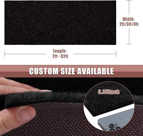 Miniatura 2 de ZGR - Alfombra de pasillo de 2 x 10 pies, para interiores y exteriores, pasillo, entrada, dormitorio, con parte trasera de goma antideslizante