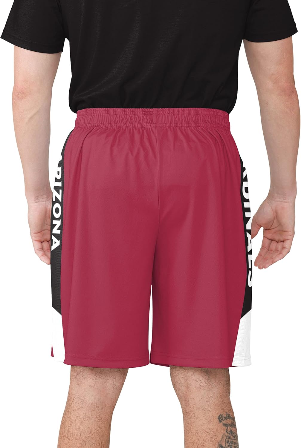 FOCO NFL Mens NFL Team Logo Side Stripe Training Shorts - Image 3