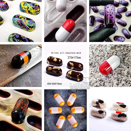 Miniatura 6 de 32 cavidades creativas ovaladas pastillas de purpurina forma de tableta PC policarbonato chocolate molde caramelo molde cubitos de hielo moldes DIY