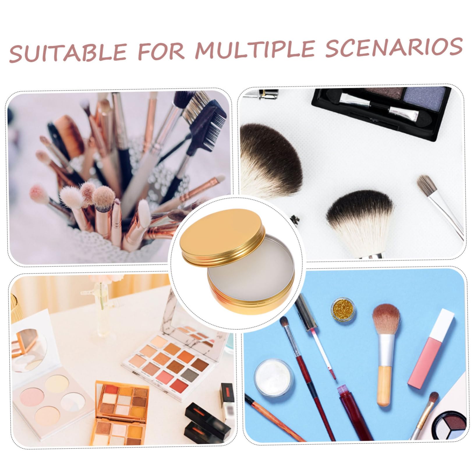 Baluue 3stücke Kosmetische Pinselreinigungsbox Mit Seife Praktisches Reinigungswerkzeug Für Make-up-pinsel Für Täglichen Gebrauch Und Unterwegs Geeignet Für Augen Pinsel