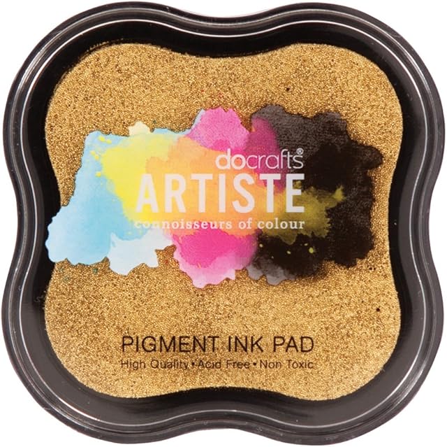 Artiste Pigment Ink Pad - Metallic Gold