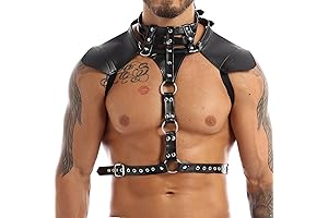 Men's Sexy Faux Leather Bondage Harness Straps Belt