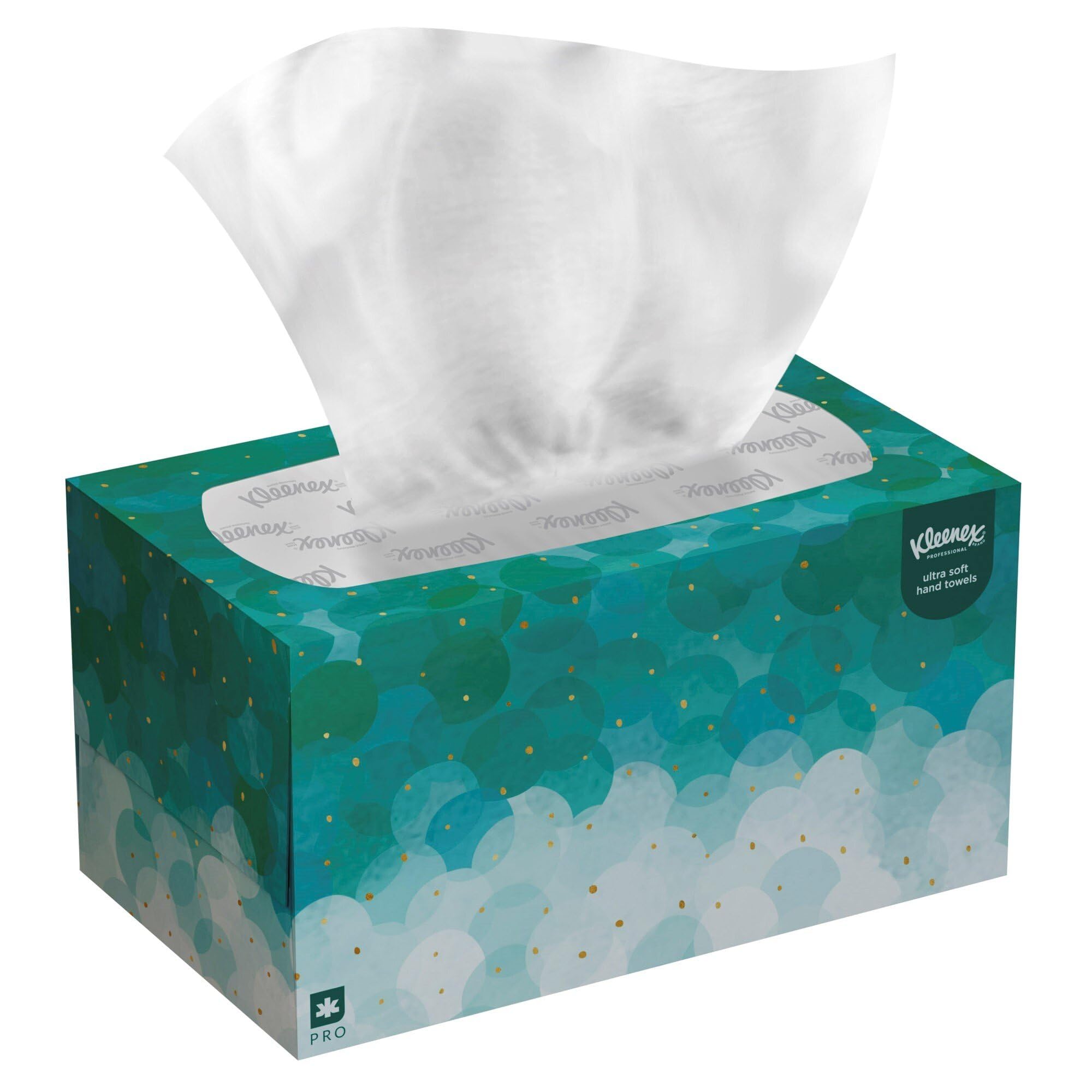 Kleenex Asciugamani Intercalati 6088, 1 Velo, Resistenti e Assorbenti, Formato Pop-Up con Erogazione Senza Contatto, Compatibili con Dispenser Kimberly-Clark 9924, 18 Scatole x 70 Fogli (1.260 Tot)
