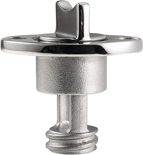 Miniatura 9 de Tapón de drenaje ovalado para garboard, tapón de drenaje de acero inoxidable 316 marino que se adapta a agujeros de 1 pulgada, con anillo de sellado